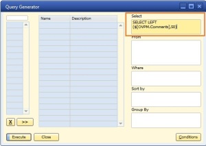 Using Formatted Search on SAP B1